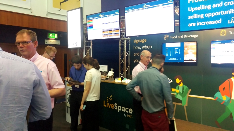 
      LiveSpace digital signage at the Gloucestershire Business Show
      