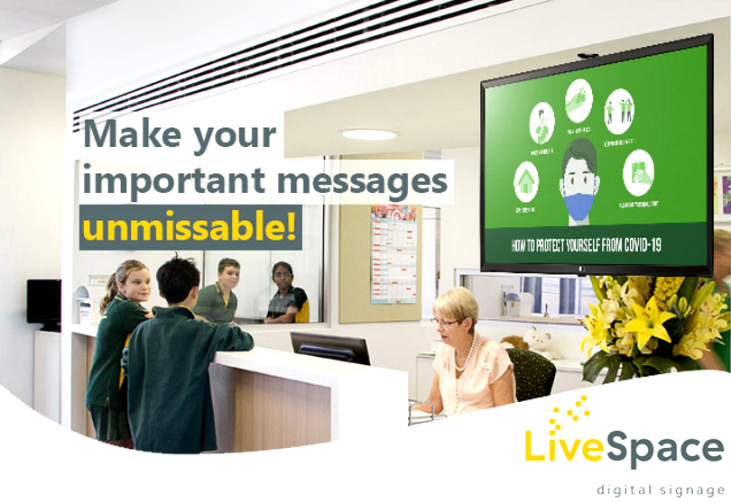 Using digital signage in an education setting