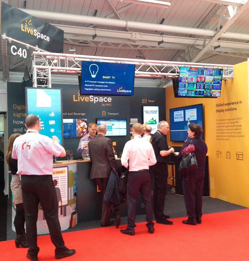 Hot prospects at the Retail Digital Signage Expo, Olympia