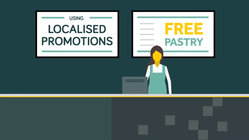 Localisation in digital signage