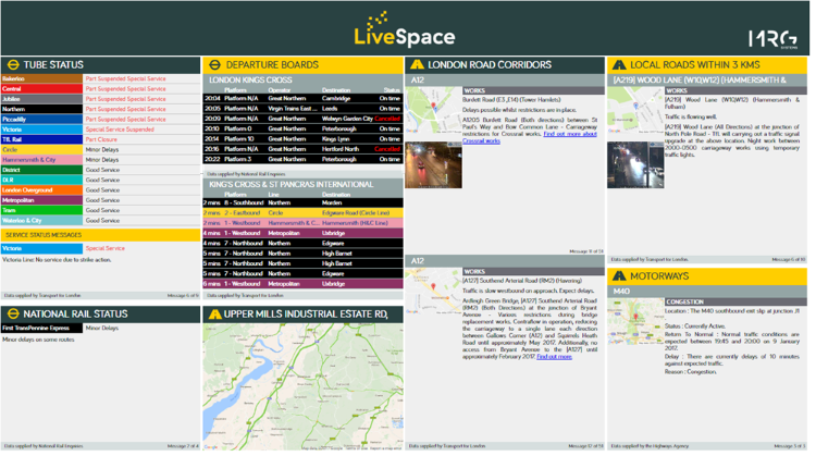 Communicating transport updates to the travelling public
