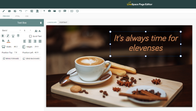 Workflow – how the LiveSpace interface has changed