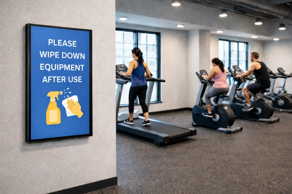 Gym Hygiene Notice