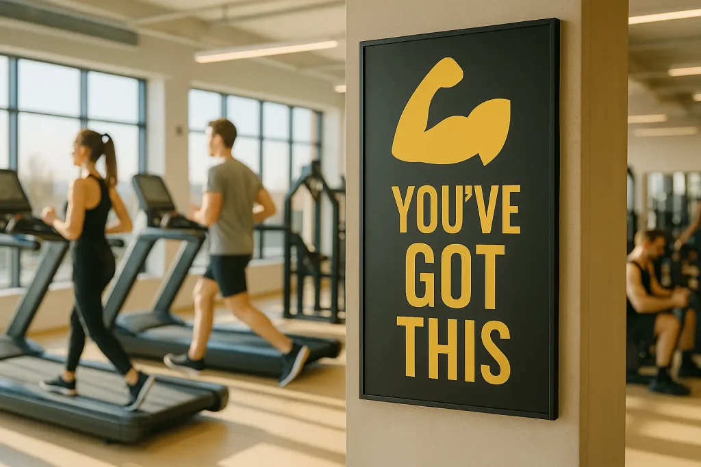 Gym Motivational Screen