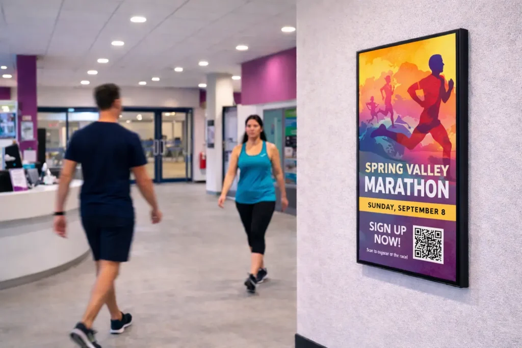 Marathon Advert Gym
