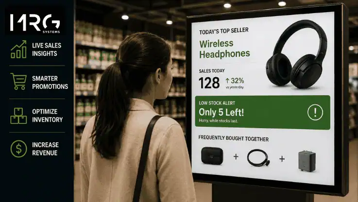 Turning Live Sales Data Into Extra Revenue With Digital Signage
